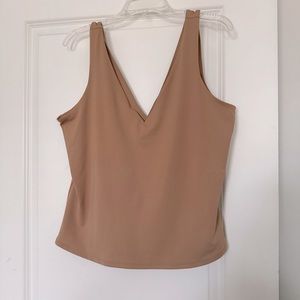 Express Body Contour Vneck Tank NWOT